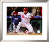 Geoff Jenkins Game 5 of the 2008 World Series Framed Photographic Print