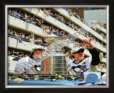 Marc-Andre Fleury & Sidney Crosby 2009 Stanley Cup Champions Victory Parade Framed Photographic Print