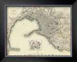 Genoa, Italy, c.1836 Framed Giclee Print