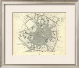 Milan, Italy, c.1832 Framed Giclee Print