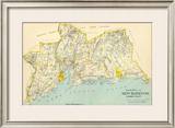 Connecticut: New Haven County South, c.1893 Framed Giclee Print