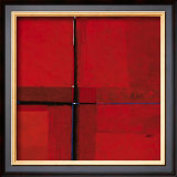 Red Squares Posters by Ewald Kuch
