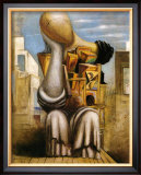 Les Jeux Terribles, c.1925 Art by Giorgio De Chirico