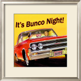 Bunco Night Framed Giclee Print