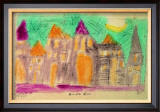 Beleuchtete Hauser, c.1921 Prints by Lyonel Feininger
