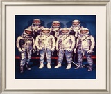 The 7 Mercury Astronauts, 1959 Framed Photographic Print