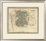 Madrid, Spain, c.1844 Framed Giclee Print