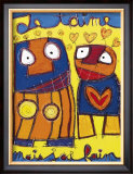 Je t'aime Prints by Mika 
