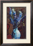 Larkspur Posters by Josef Dobrowsky
