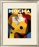 Cubist Mocha Prints by Eli Adams