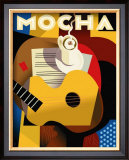 Cubist Mocha Posters by Eli Adams