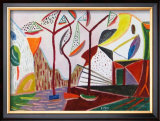 Landscape with Trees Prints by Werner Gilles
