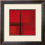 Red Squares Prints by Ewald Kuch