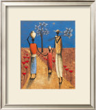 La Famille et l'Arbre Bleu Art by Michel Rauscher