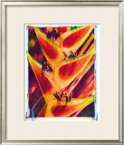 Heliconia Framed Giclee Print by Joanne Bolton