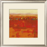 Red Landscape Posters by Rose Richter-armgart