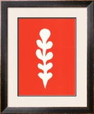 Palme Blanche Sur Fond Rouge, c.1947 Prints by Henri Matisse