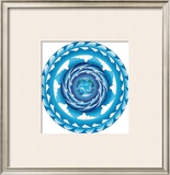Water Spiral Framed Giclee Print by Jozef Smit