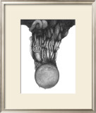 Abstract Tropical Black Tree Print by Ryuichirou Motomura