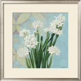 Paperwhites on Blue II Posters by Katherine Lovell