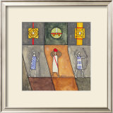 The Meeting I Prints by Jerome Obote