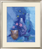 Evocacion Azul II Art by Jose Aguilar