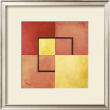 Four Squares with Lines Prints by Peggy Garr