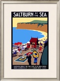 Salturn-By-The-Sea, LNER Poster, 1923-1929 Framed Giclee Print by Henry George Gawthorn