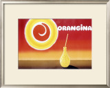 Orangina Soda Framed Giclee Print