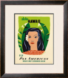 Aloha Hawaii Framed Giclee Print by Edward McKnight Kauffer