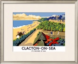 Clacton-on-Sea Framed Giclee Print by Frank Newbould