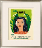 Aloha Hawaii Framed Giclee Print by Edward McKnight Kauffer