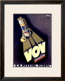 VOV Framed Giclee Print by Marcello Nizzoli