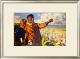 Whitley Bay Framed Giclee Print by Arthur C Michael