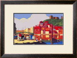 Whitby: Its Quicker by Rail Framed Giclee Print by Alo (Charles-Jean Hallo) 