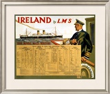 Ireland by LMS, the Royal Mail Framed Giclee Print