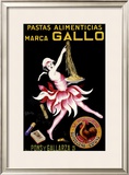 Gallo, Pastas Alimenticias Framed Giclee Print by Leonetto Cappiello