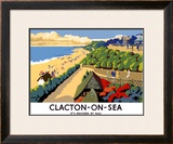 Clacton-on-Sea Framed Giclee Print by Frank Newbould