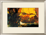 Yorkshire Coast Framed Giclee Print by Frank Mason