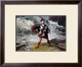 Western Highlands, LNER/LMS Poster, 1934 Framed Giclee Print by Doris Clare Zinkeisen