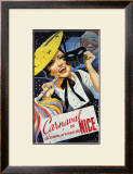 Carnaval de Nice Framed Giclee Print by Emmanuel Gaillard