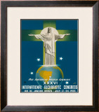 International Eucharistic Congress, Rio de Janeiro, Brazil, c.1955 Framed Giclee Print by La Motta 