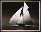 Iverna Yacht at Full Sail, c.1895 Prints