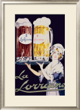 Biere La Lorraine Framed Giclee Print