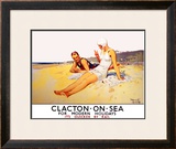 Clacton-on-Sea Framed Giclee Print by Septimus Scott