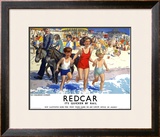 Redcar Framed Giclee Print by E Oakdale