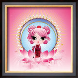 Pink Lotus Posters by Ds Kamala 