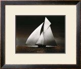 Iverna Yacht at Full Sail, c.1895 Prints