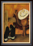 Modern Cowboy Art by Jennifer Goldberger