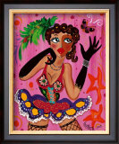 Miss Pink Butterfly Posters by B. Ingrid